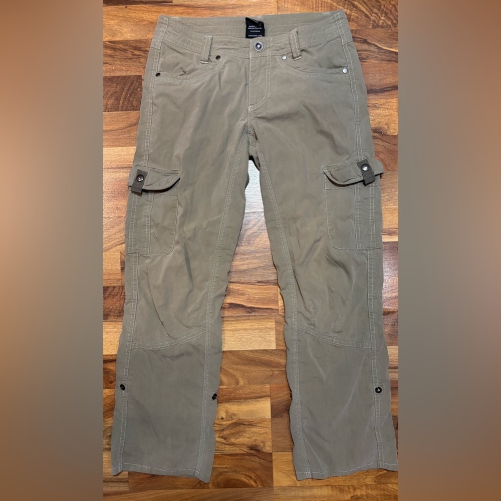 Kuhl Women's Boot Cut Cargo Pants in Taupe